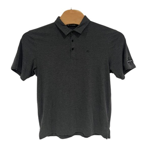 Travis Mathew Shirt Mens Large Black Polo Golf Short‎ Sleeve Casual